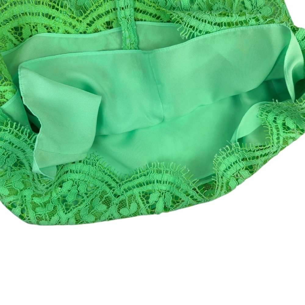 Lilly Pulitzer Meryl Poolside Blue/Mint Green Lace Sheath Dress In Size 6 - Picture 10 of 11